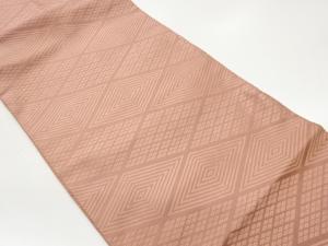 菱模様織出し名古屋帯